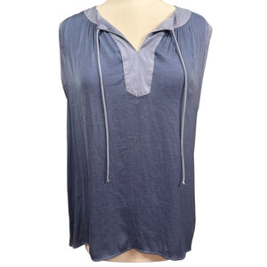 Sweet Grey Tank Top XL Blue